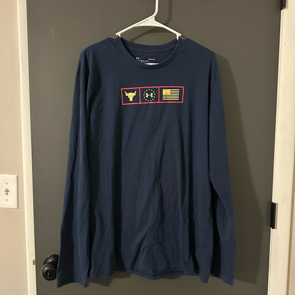 Men's Blue Long Sleeve Shirt